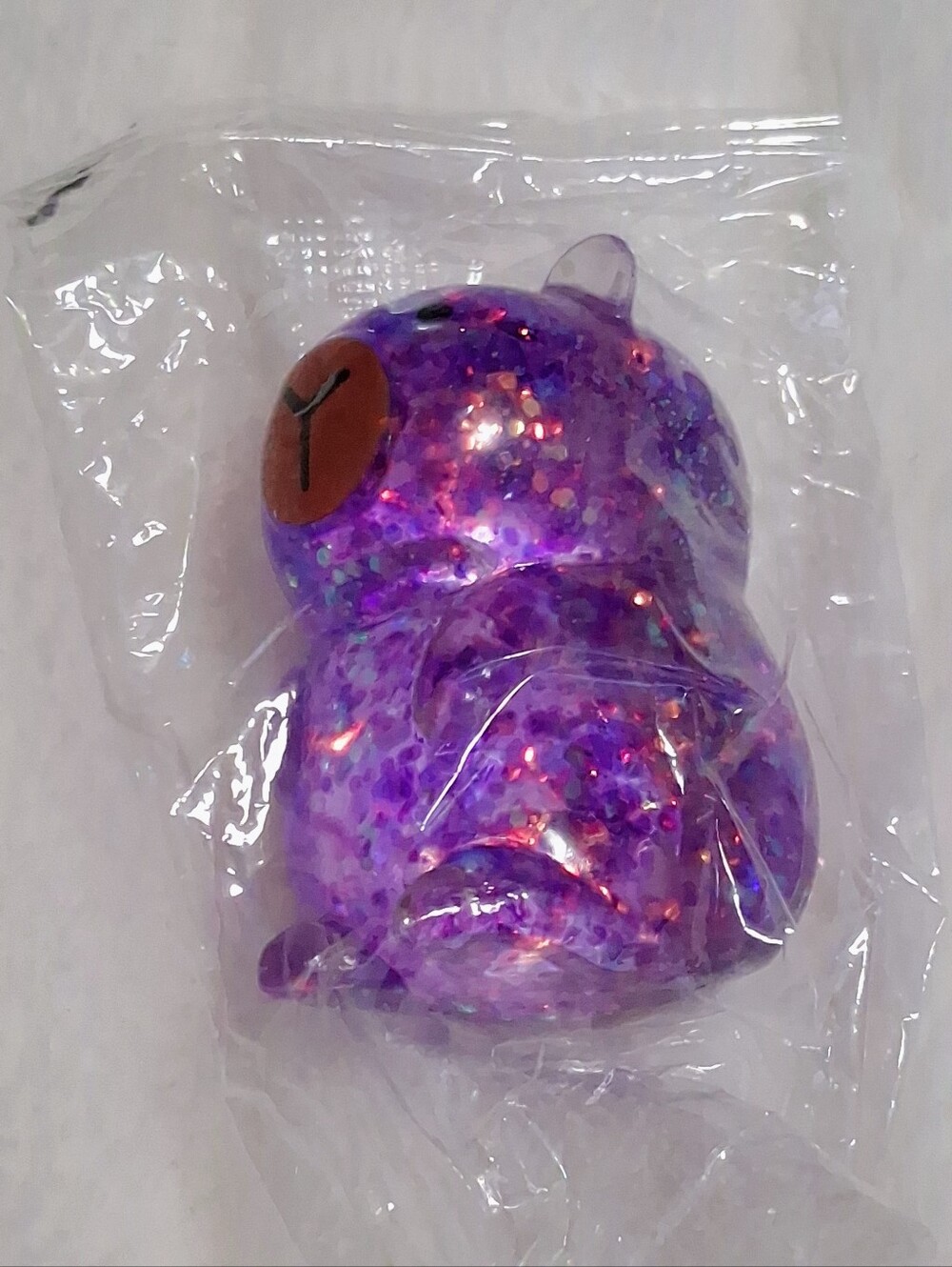 👍 1 for $12 OR 2 for $20Capybara Glitter Sugar Squish Stress Relief 💜